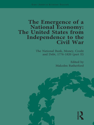 cover image of The Emergence of a National Economy Vol 4